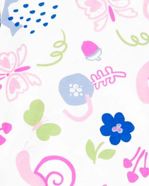 Carter's 2-Pack, 4-Piece Blue Floral Print Pyjama Set