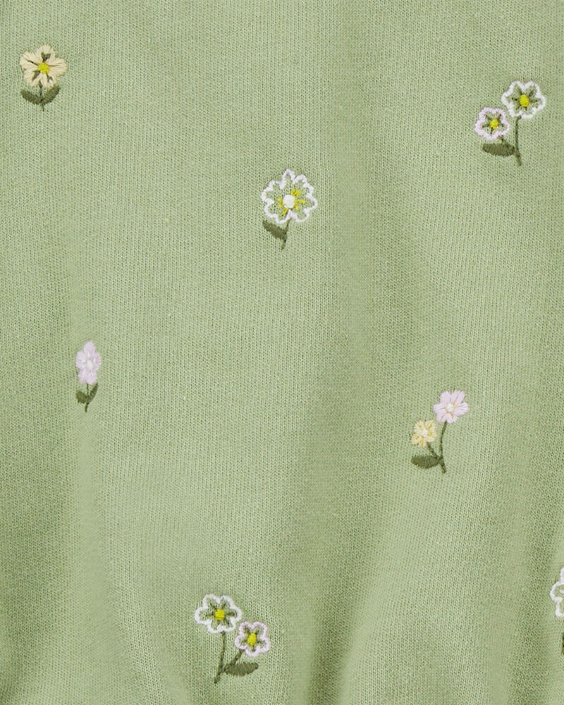 Carter's 3-Piece Embroidered Floral Little Vest Set