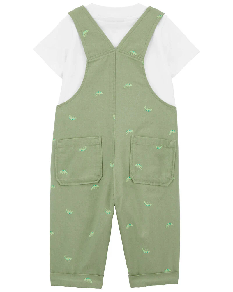 Carter's 2-Piece Tee & Chameleon Coverall Set