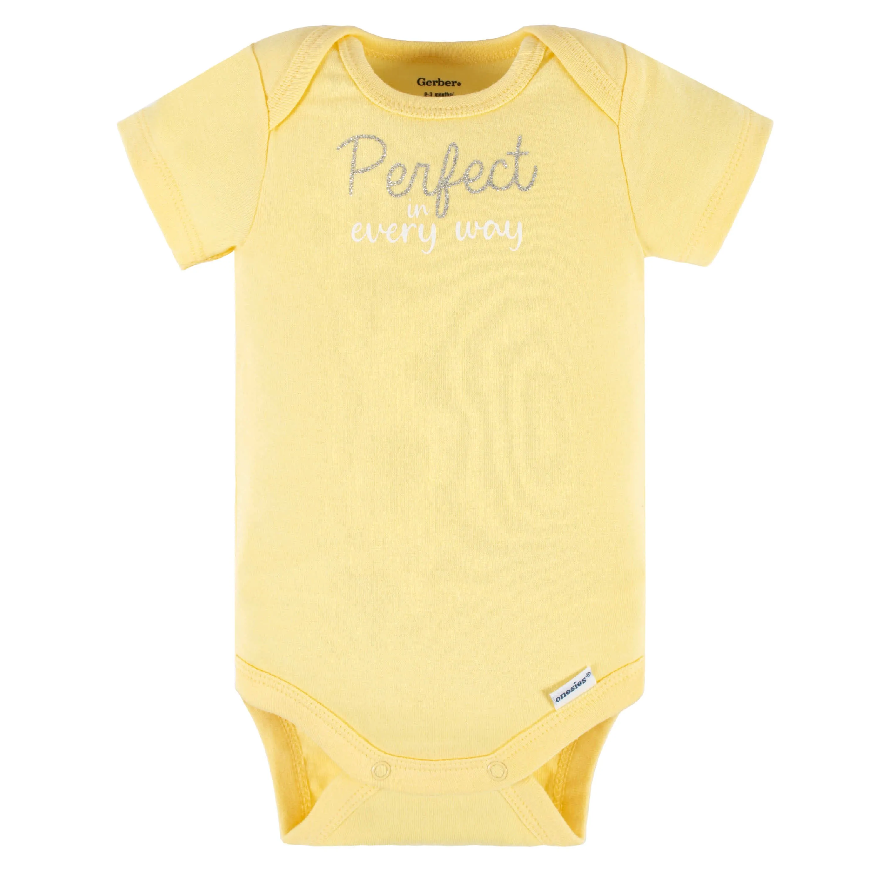 3-Piece Baby Girls Purrfectly Wild Short Sleeve Onesies Bodysuits & Pants Set