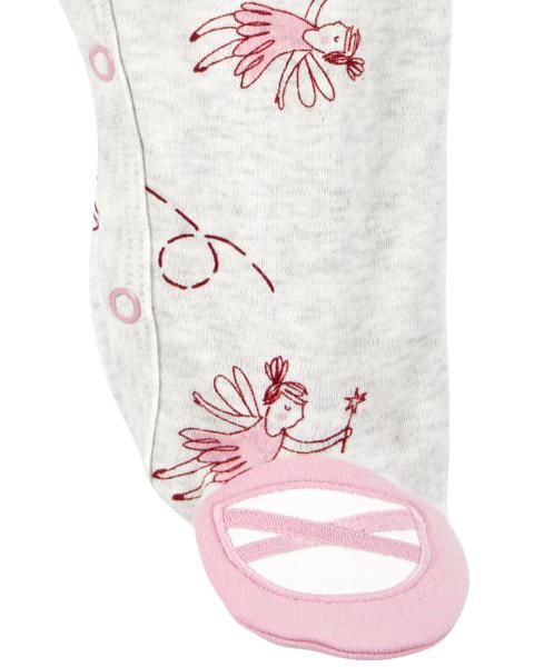 Carter's Ballet Snap-Up Cotton Blend Sleep & Play