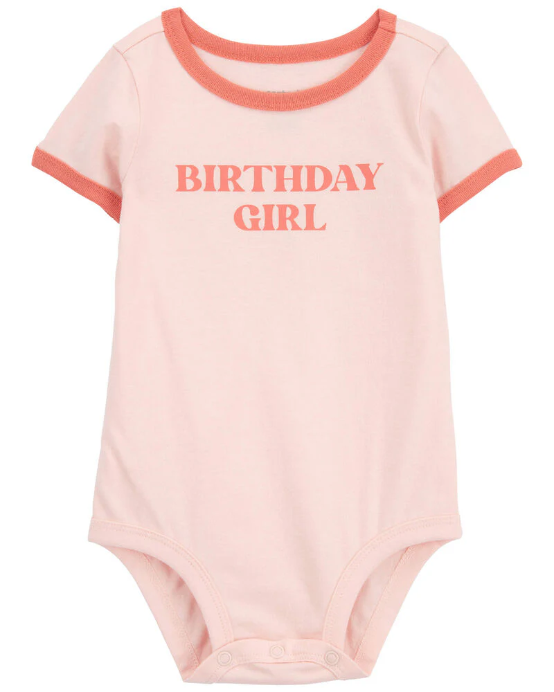 Carter's Birthday Girl Cotton Bodysuit