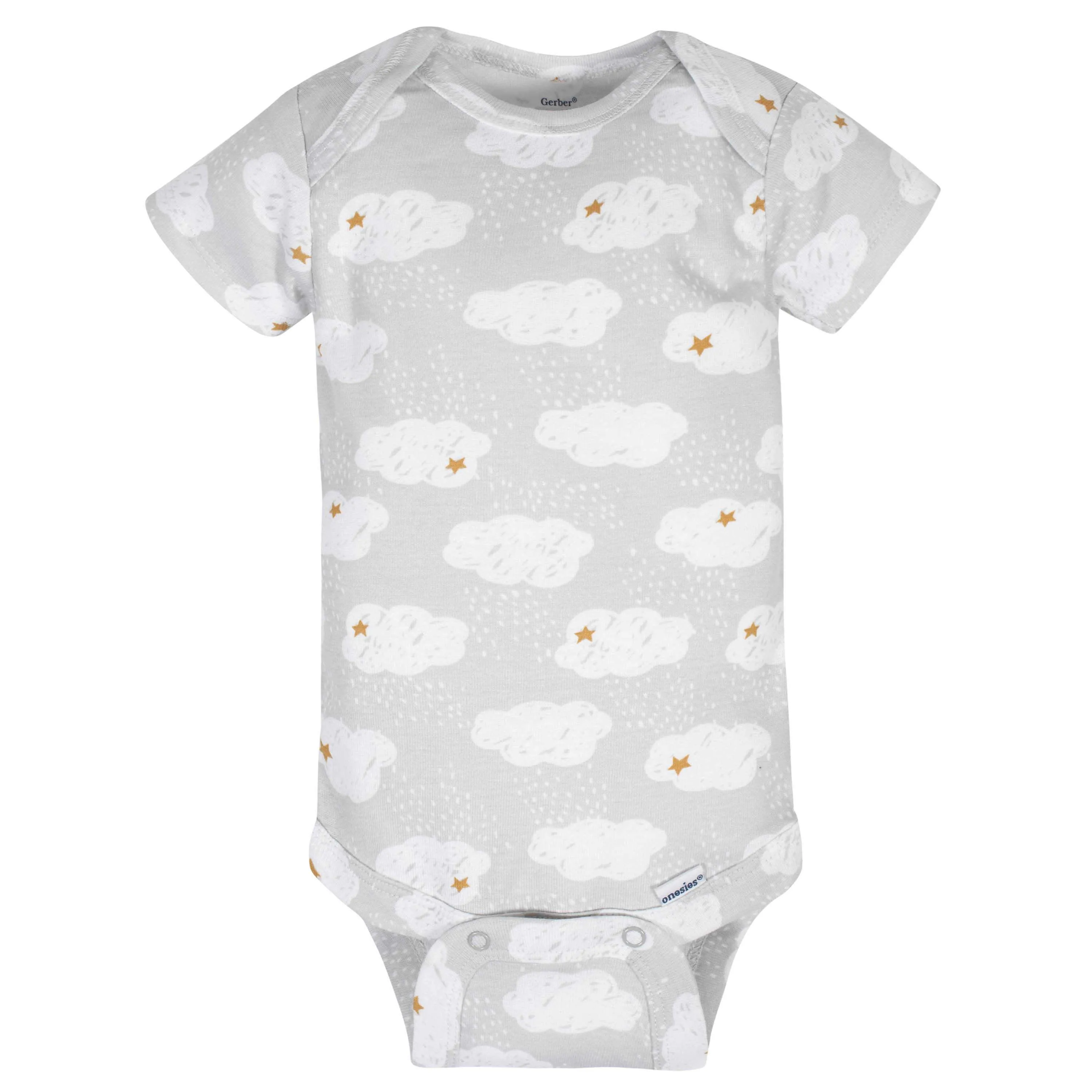 8-Pack Baby Neutral Sheep Short Sleeve Onesies Bodysuits