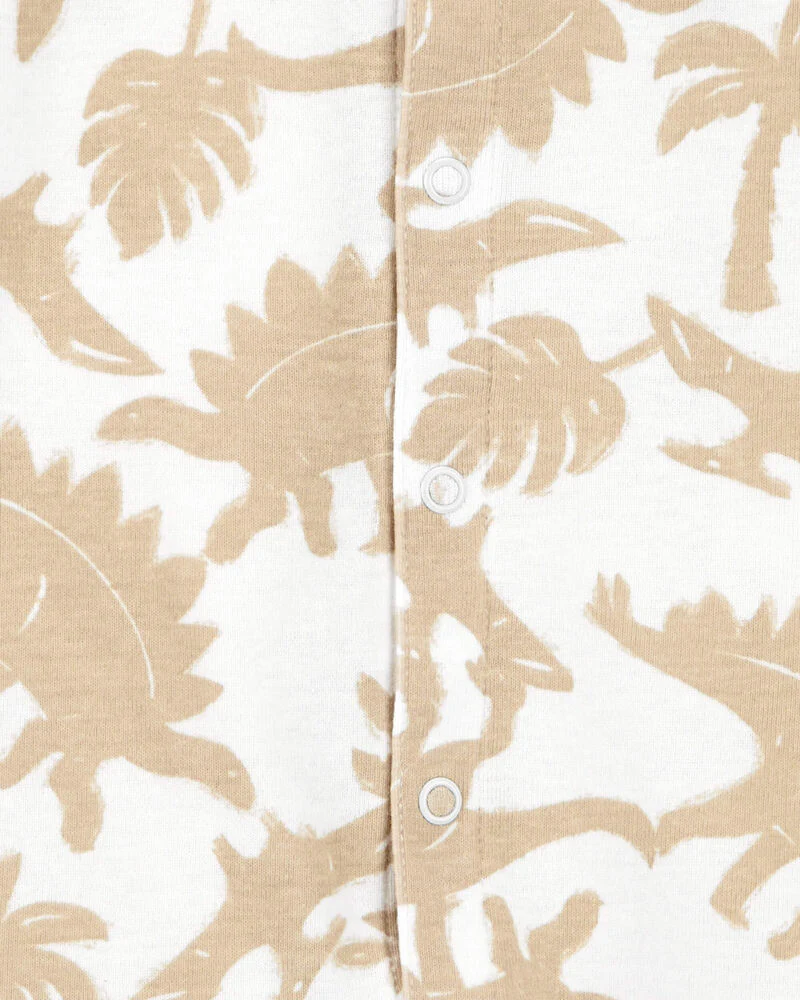 Carter's Baby Dinosaur Snap-Up Cotton Romper