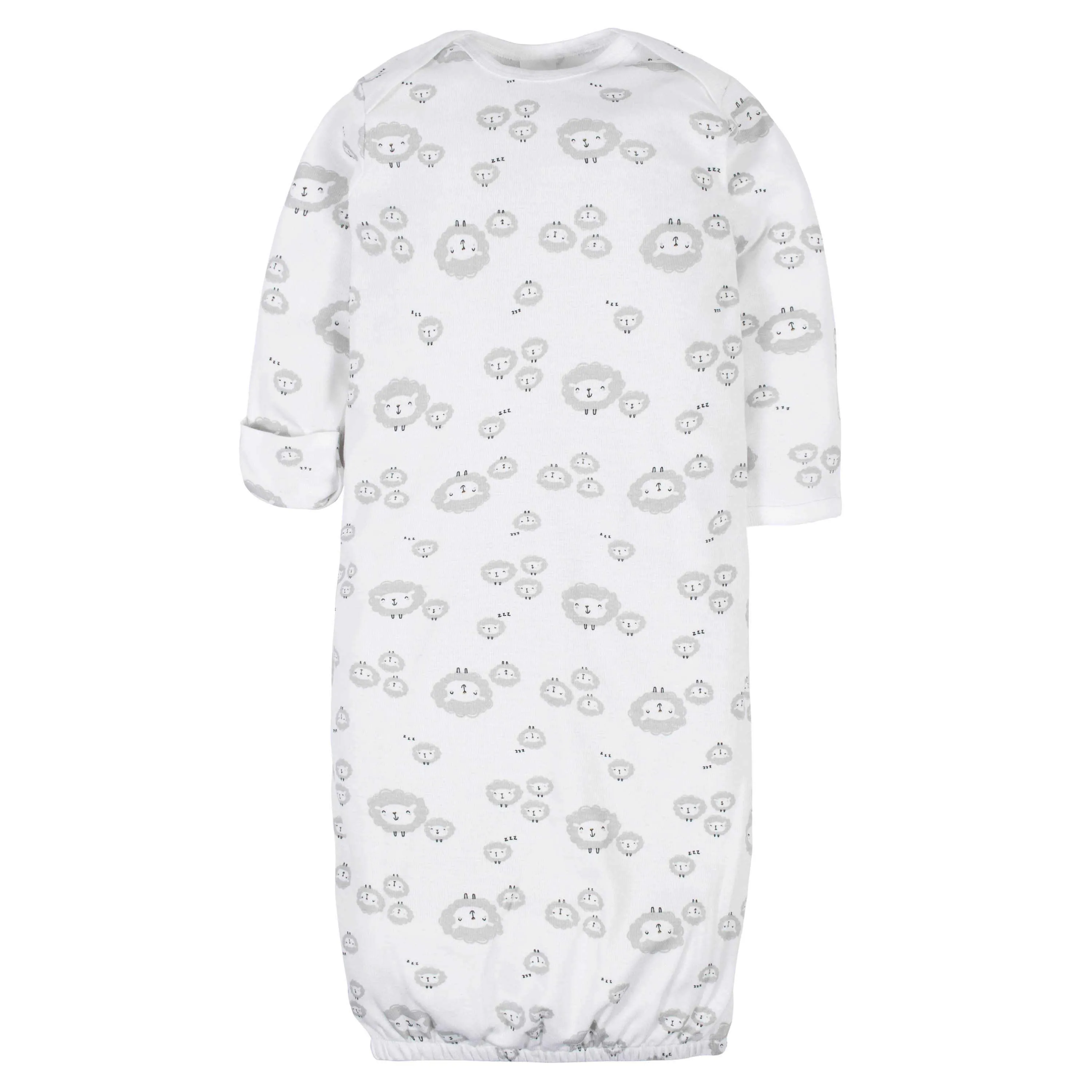 4-Pack Baby Neutral Sheep Gowns