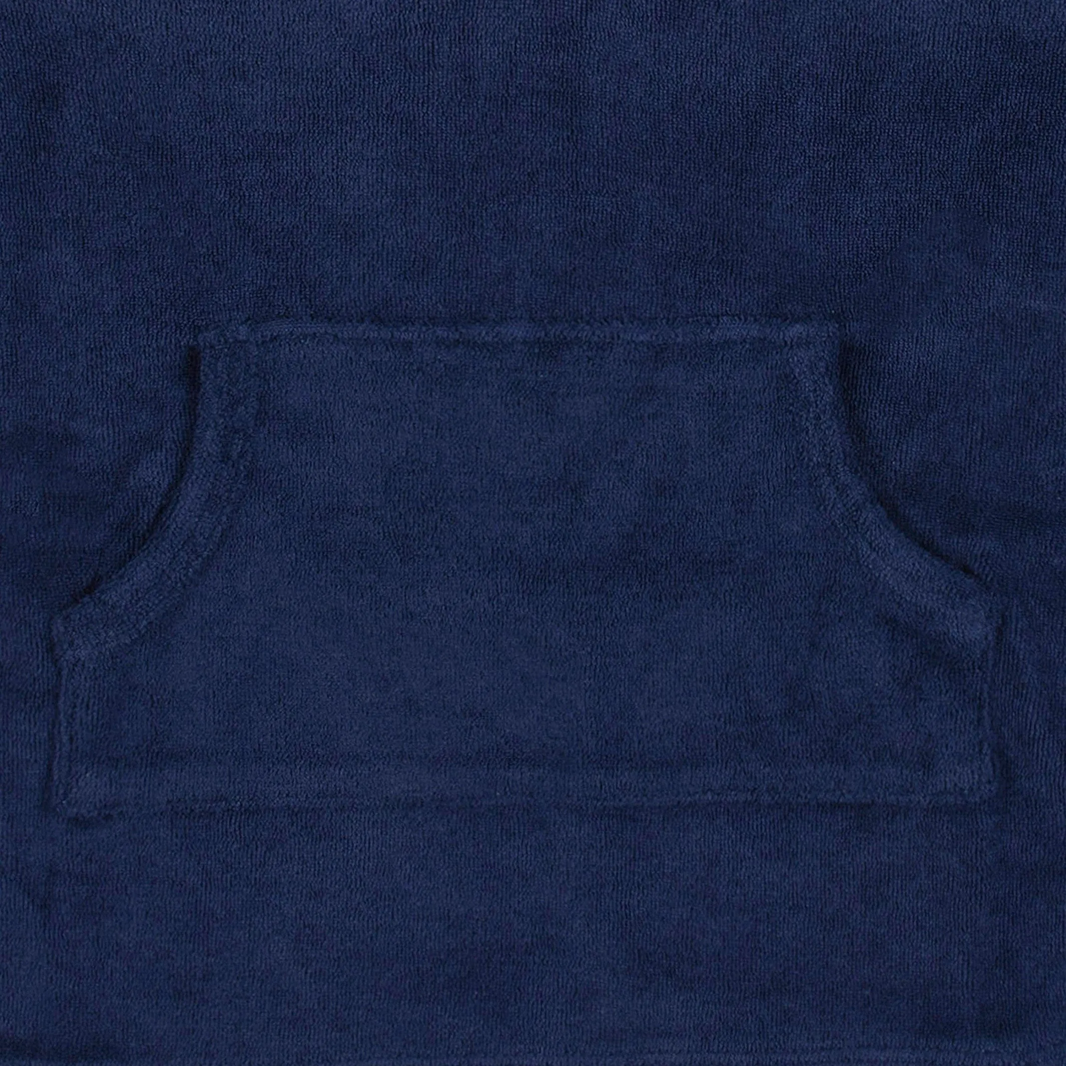 Baby & Toddler Girls Navy Hooded Kangaroo Pocket Terry Coverup