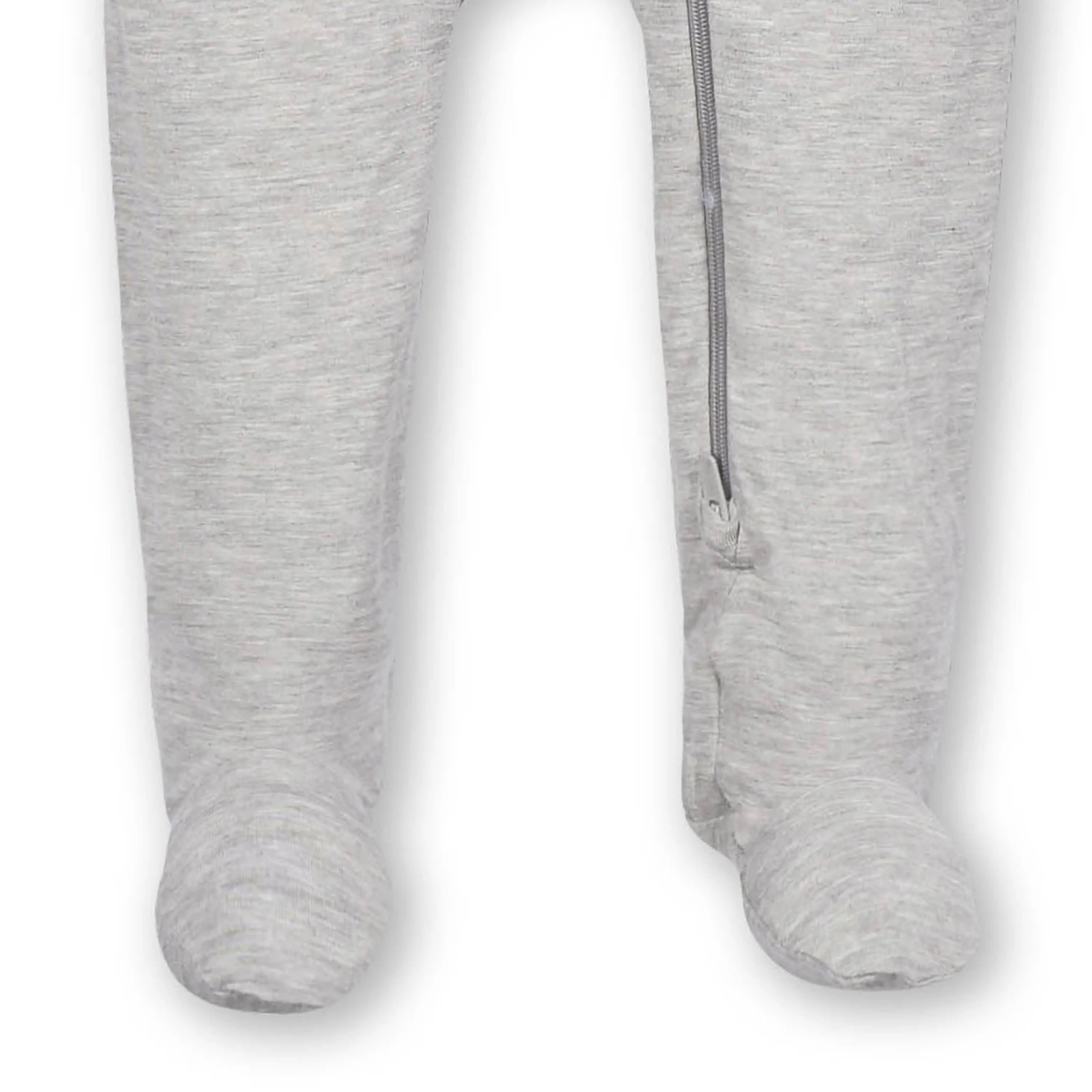 Baby & Toddler Glacier Gray Buttery Soft Viscose Made from Eucalyptus Snug Fit Footed Pajamas