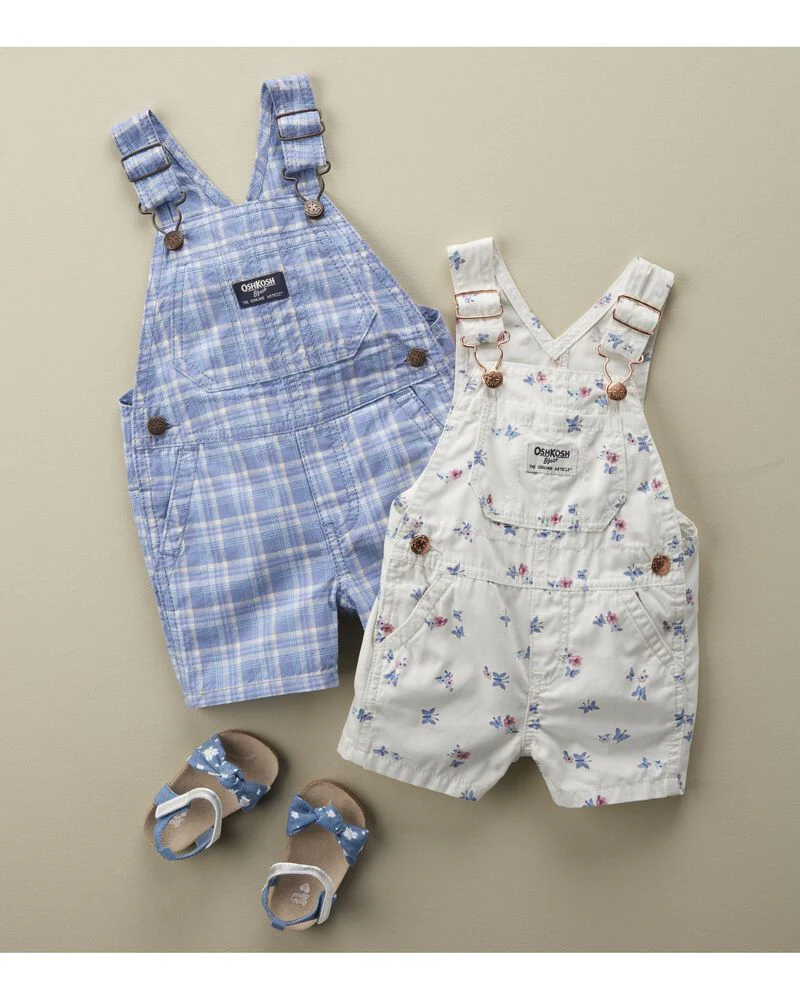 Oshkosh Butterfly Print Shortalls
