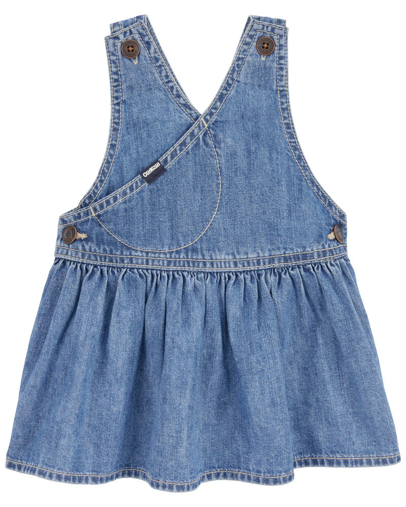 Oshkosh Vintage Inspired Denim Jumper Dress