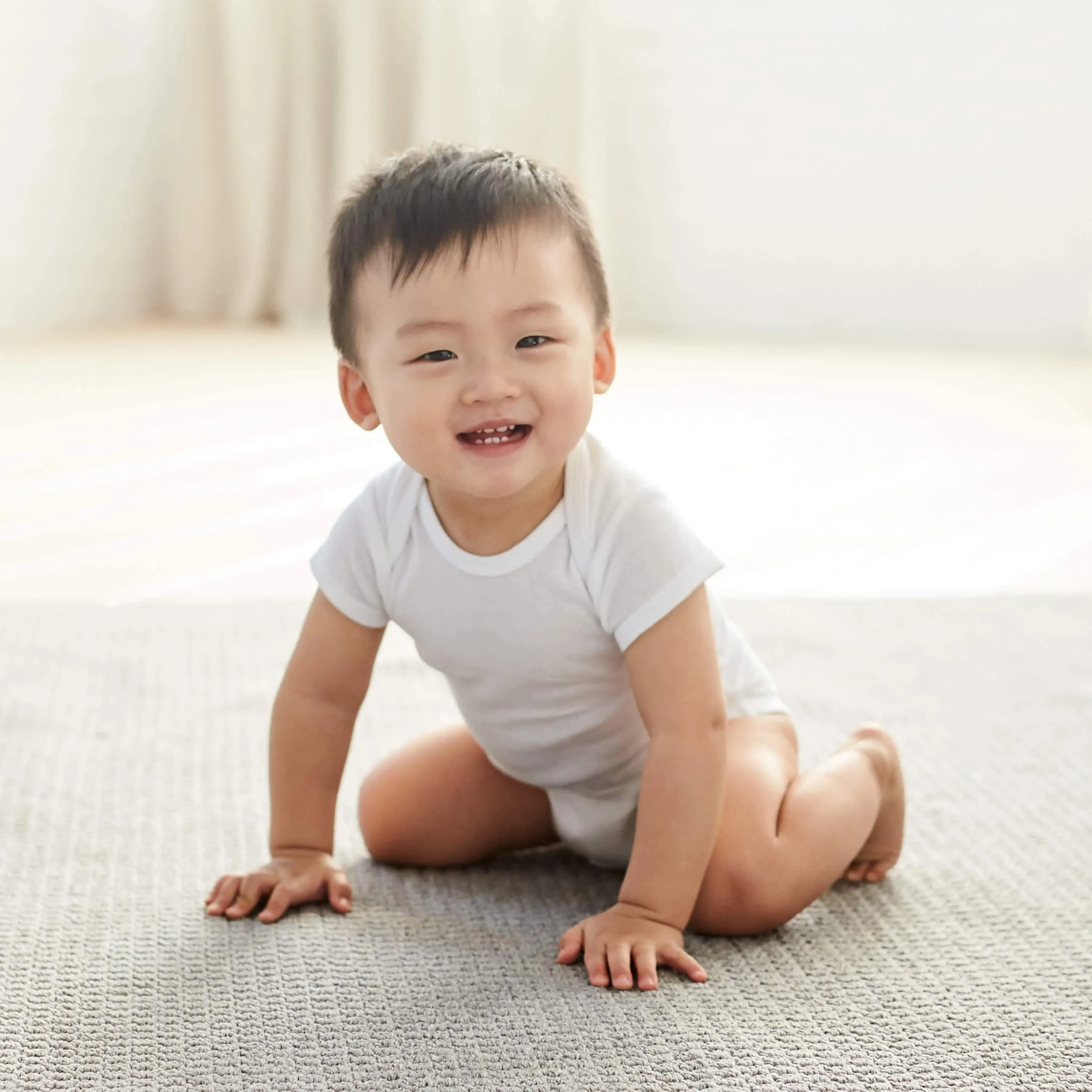 15-Pack White Onesies Bodysuits Bundle