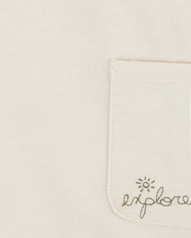 Carter's Hooded Slub Jersey Romper