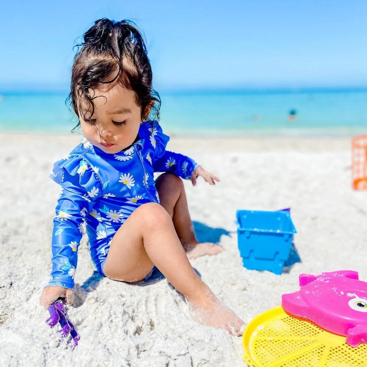 Baby & Toddler Girls Darling Daisy Rash Guard