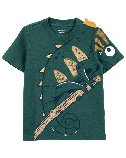 Carter's Chameleon Jersey Tee with Pull-On French Terry Shorts