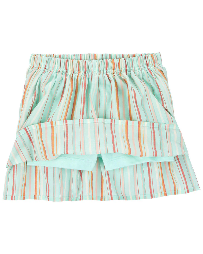 Carter's Toddler 2-Piece Butterflies Flutter Top & Striped Skort Set