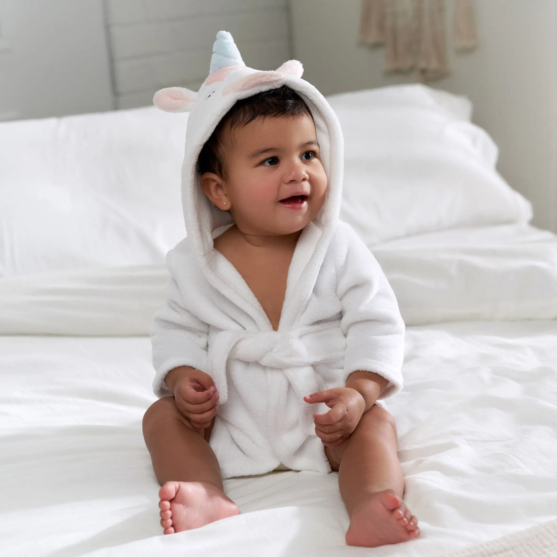 Baby Girls Unicorn Robe