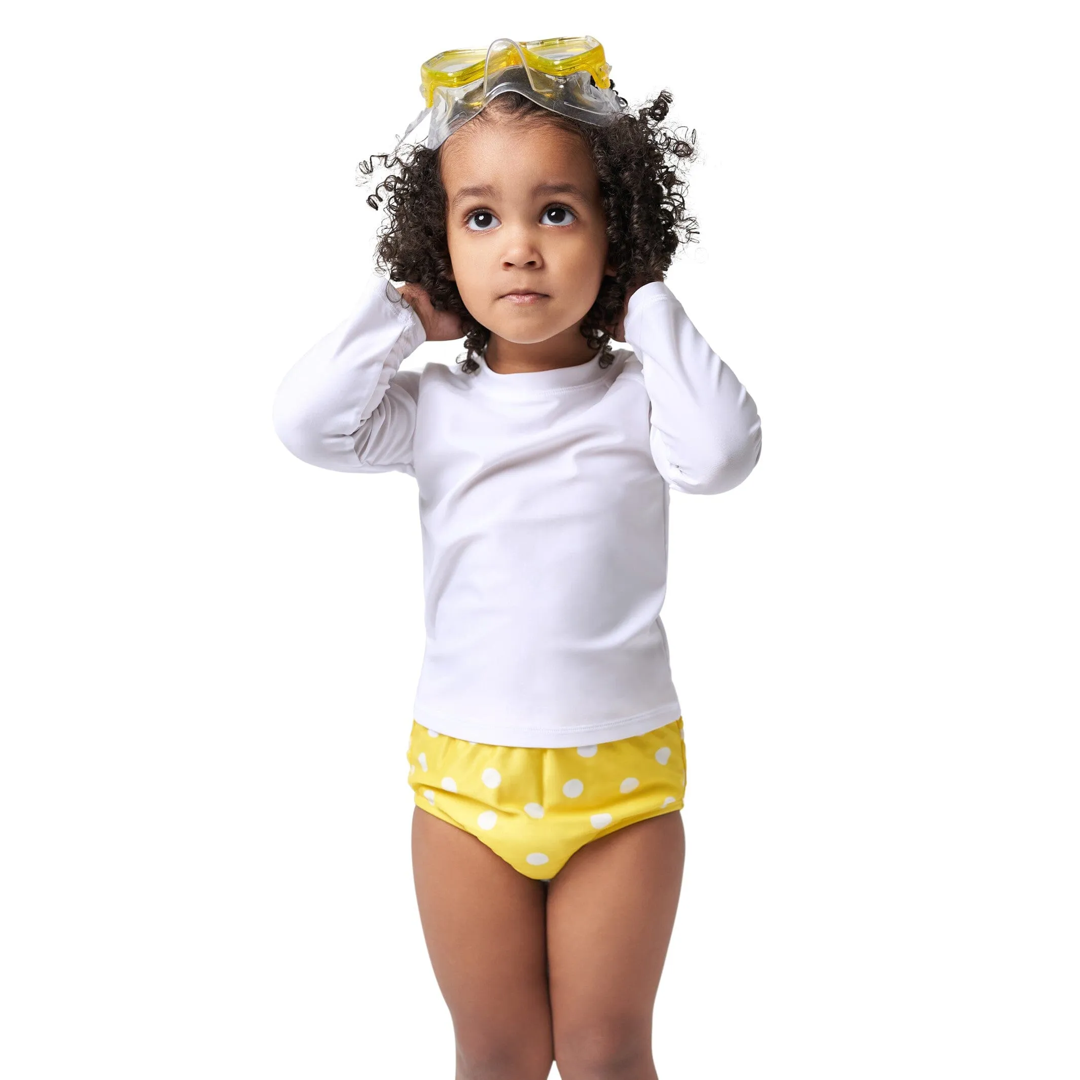 Baby & Toddler Neutral White Rashguard