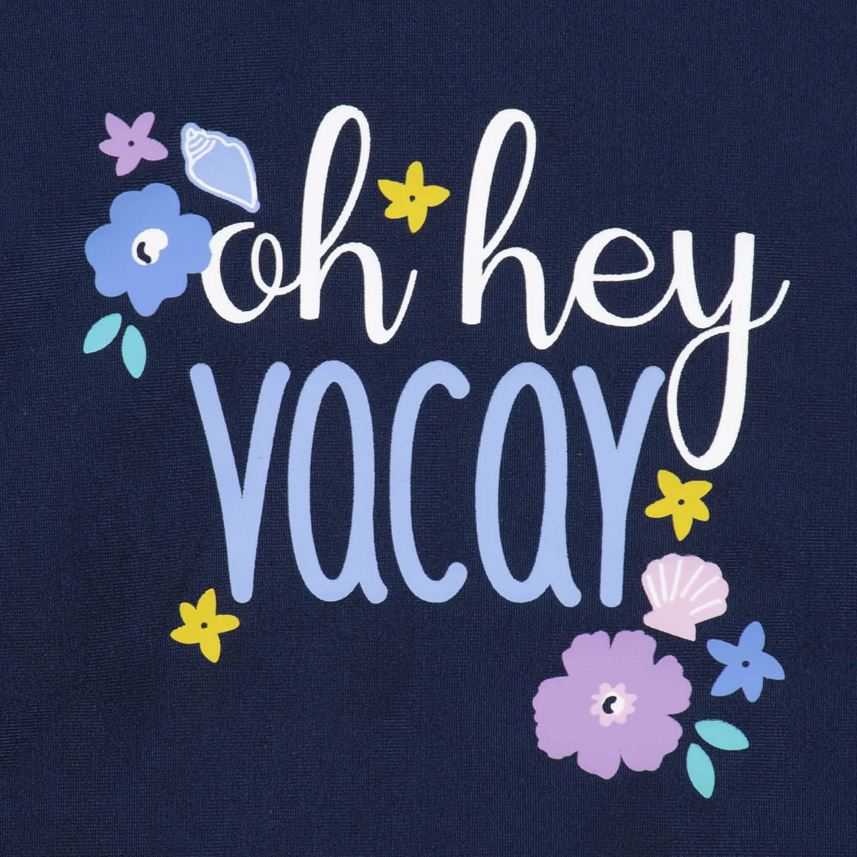 2-Piece Baby & Toddler Girls Vacation Vibes Rash Guard & Swim Bottoms Set