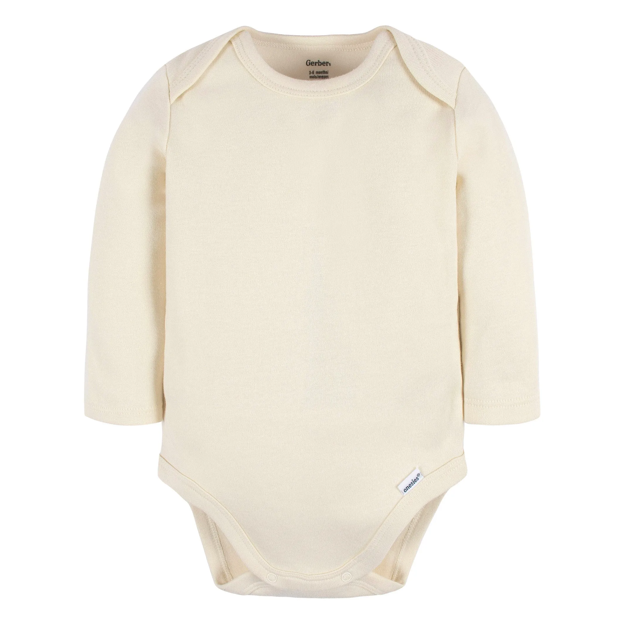 5-Pack Baby Natural Premium Long Sleeve Onesies Bodysuits