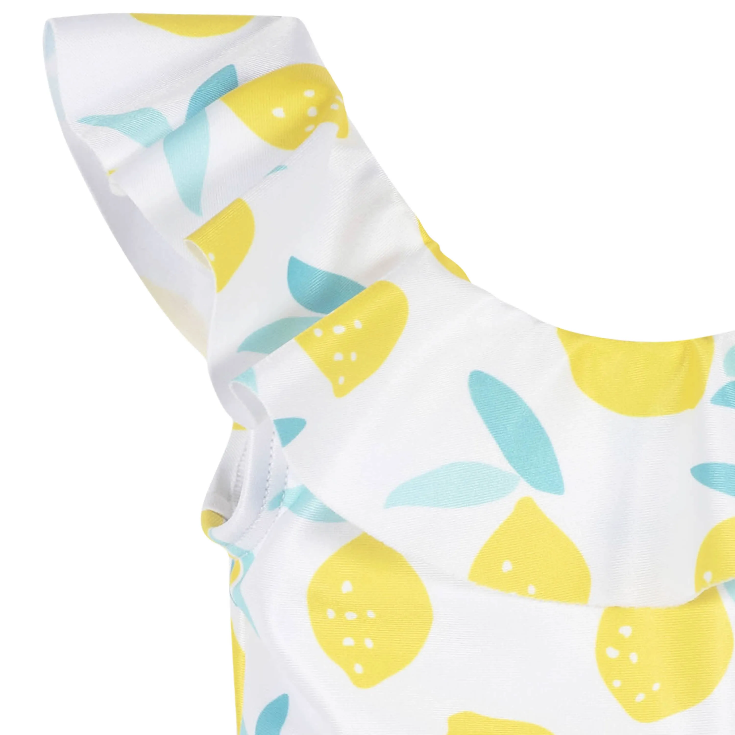 Baby & Toddler Girls Lemon Squeeze One-Piece Swimsuit With Ruffle