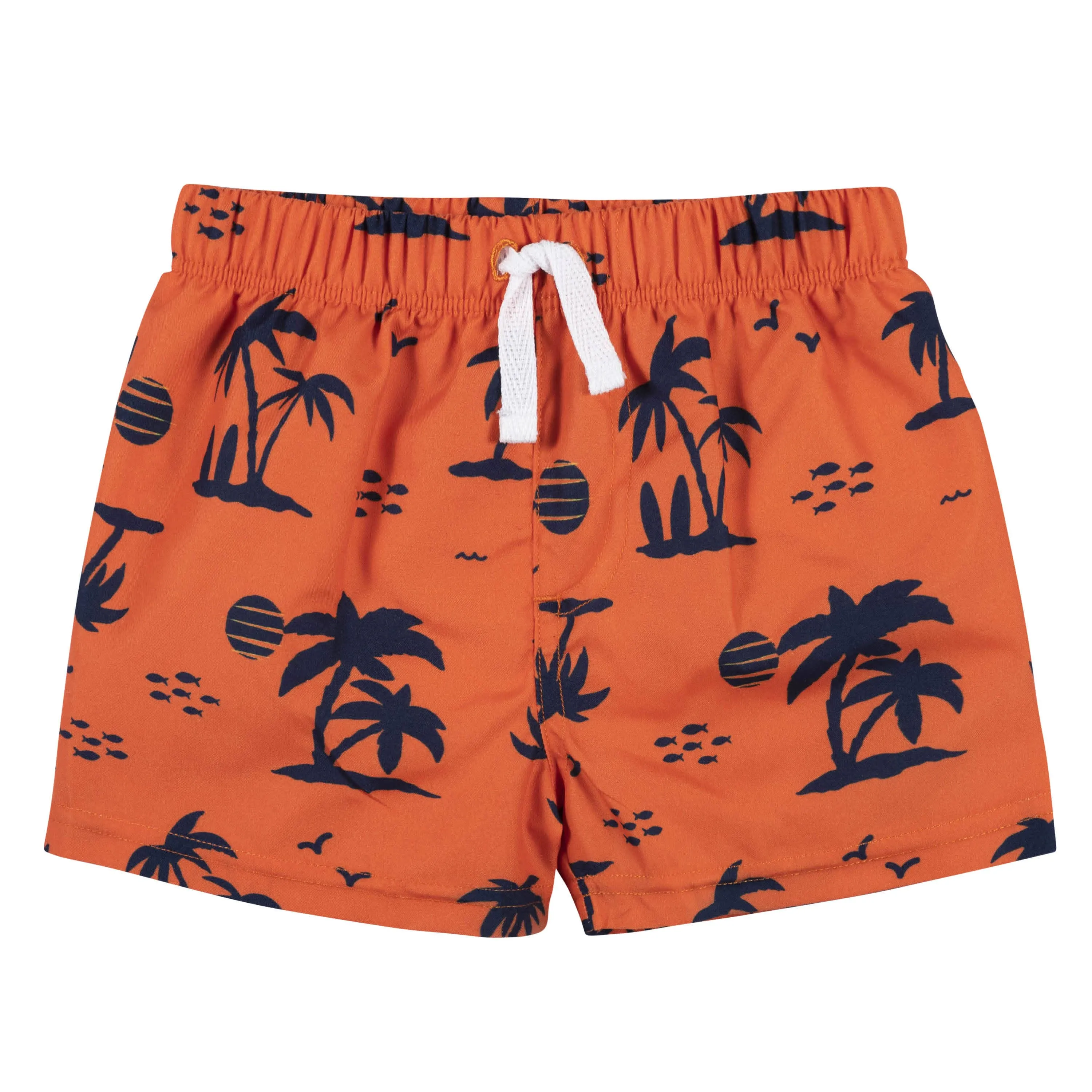 2-Piece Baby & Toddler Boys Vacation Vibes Rash Guard & Swim Trunks Set