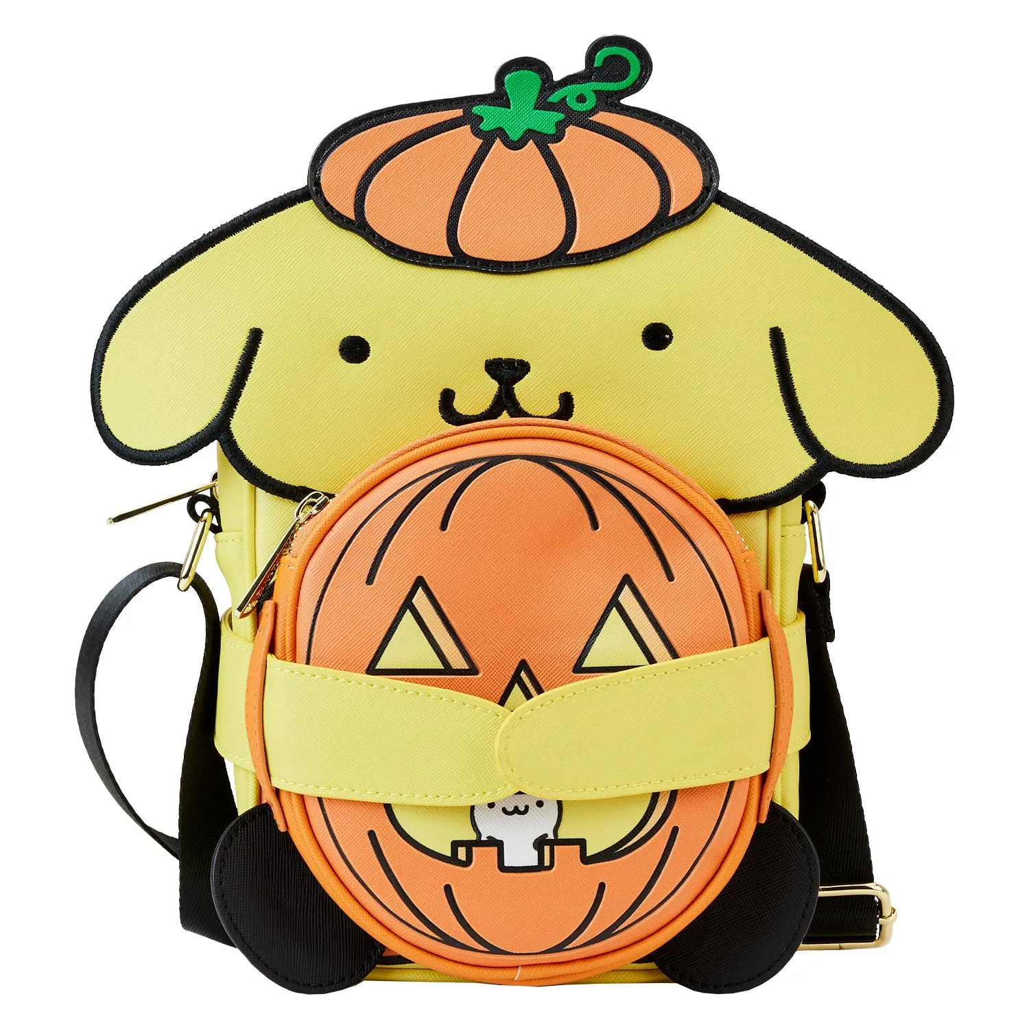 Loungefly Sanrio Pompompurin Halloween Crossbuddies Crossbody Bag