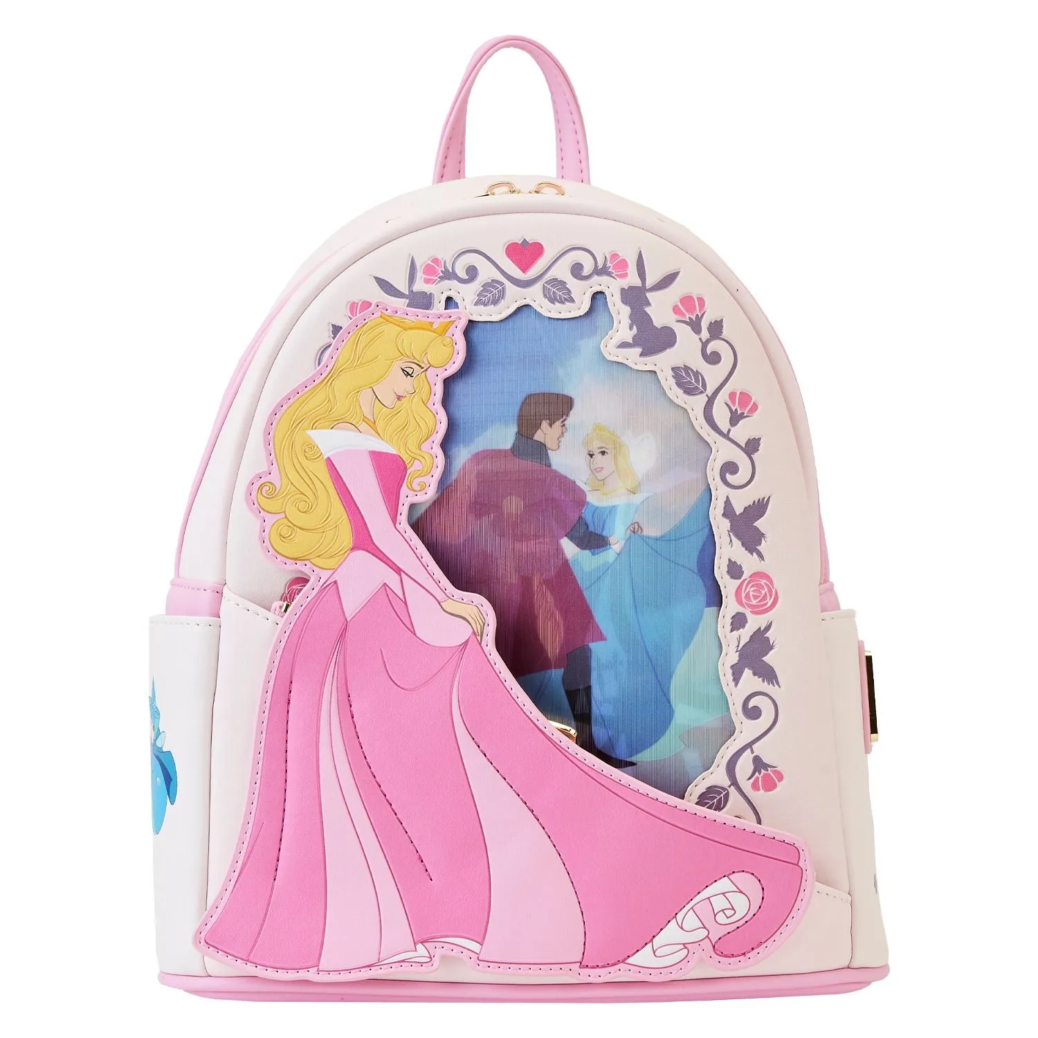 Sleeping Beauty Princess Lenticular Loungefly Mini Backpack.
