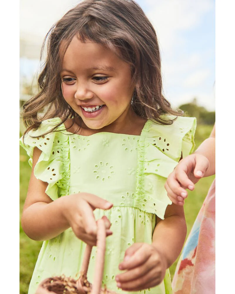 Carter's Eyelet Flutter Top