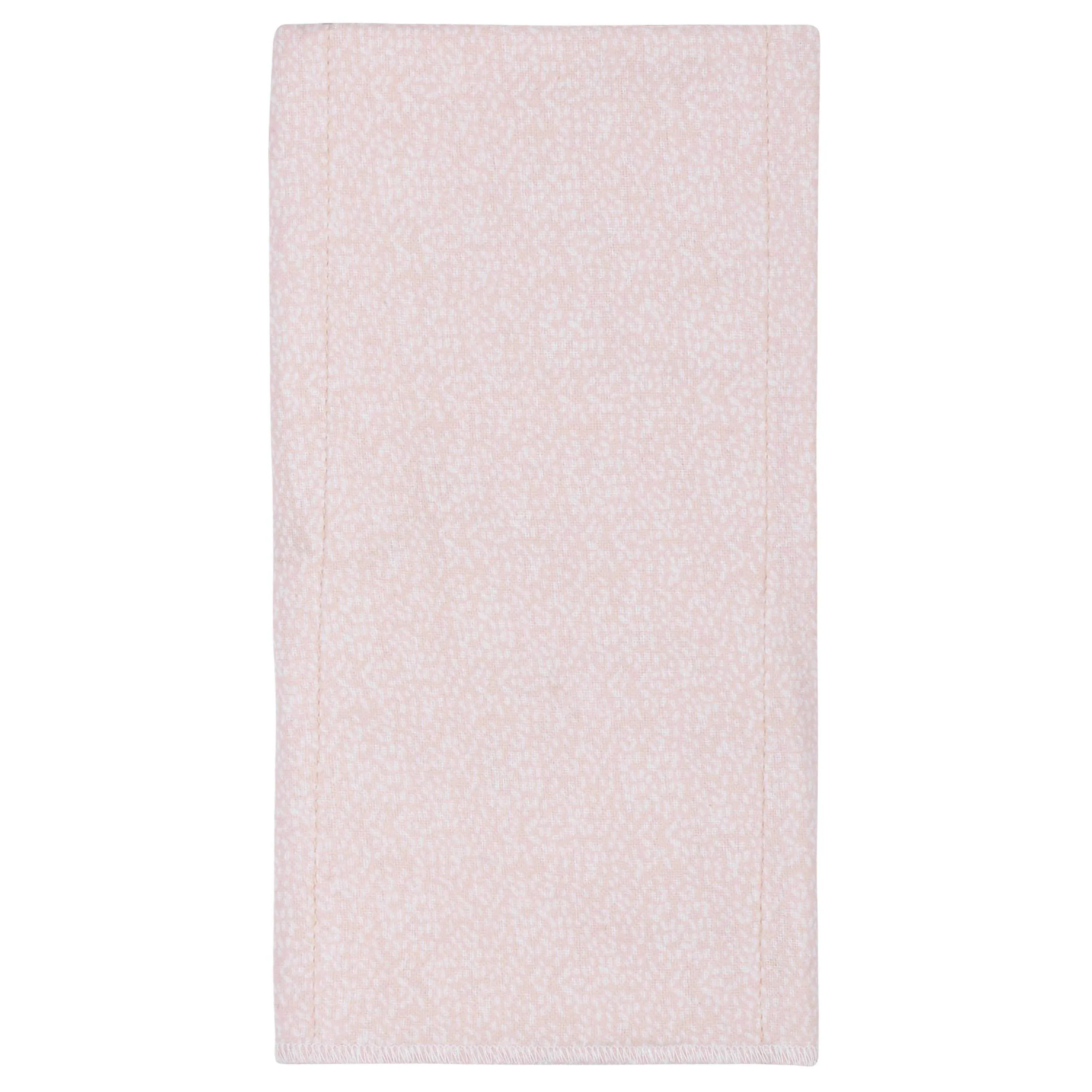 8-Pack Baby Girls Bear Flannel Burp Cloths