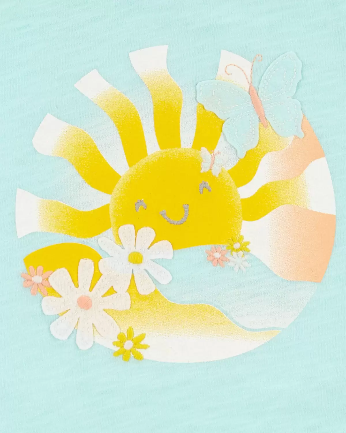 Carter's Toddler Sunshine Tee with Drawstring Sports Shorts