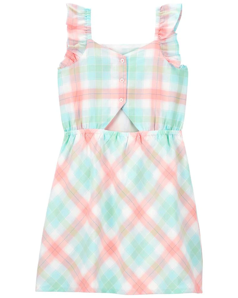 Carter's Plaid Flutter Dress