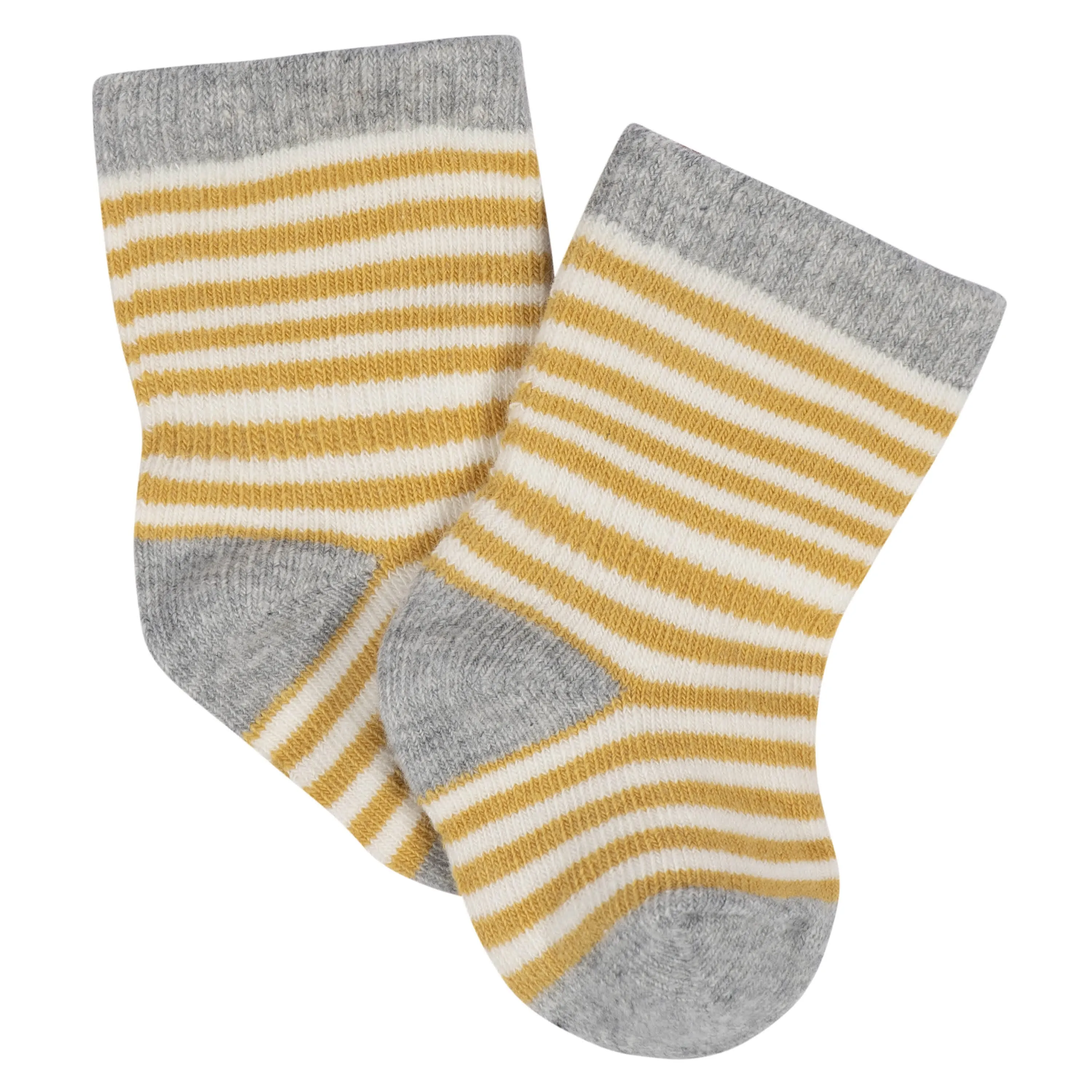 8-Pack Baby Neutral Southwest Jersey Wiggle Proof Socks