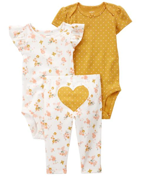 Carter's 3-Piece Heart Little Character Set