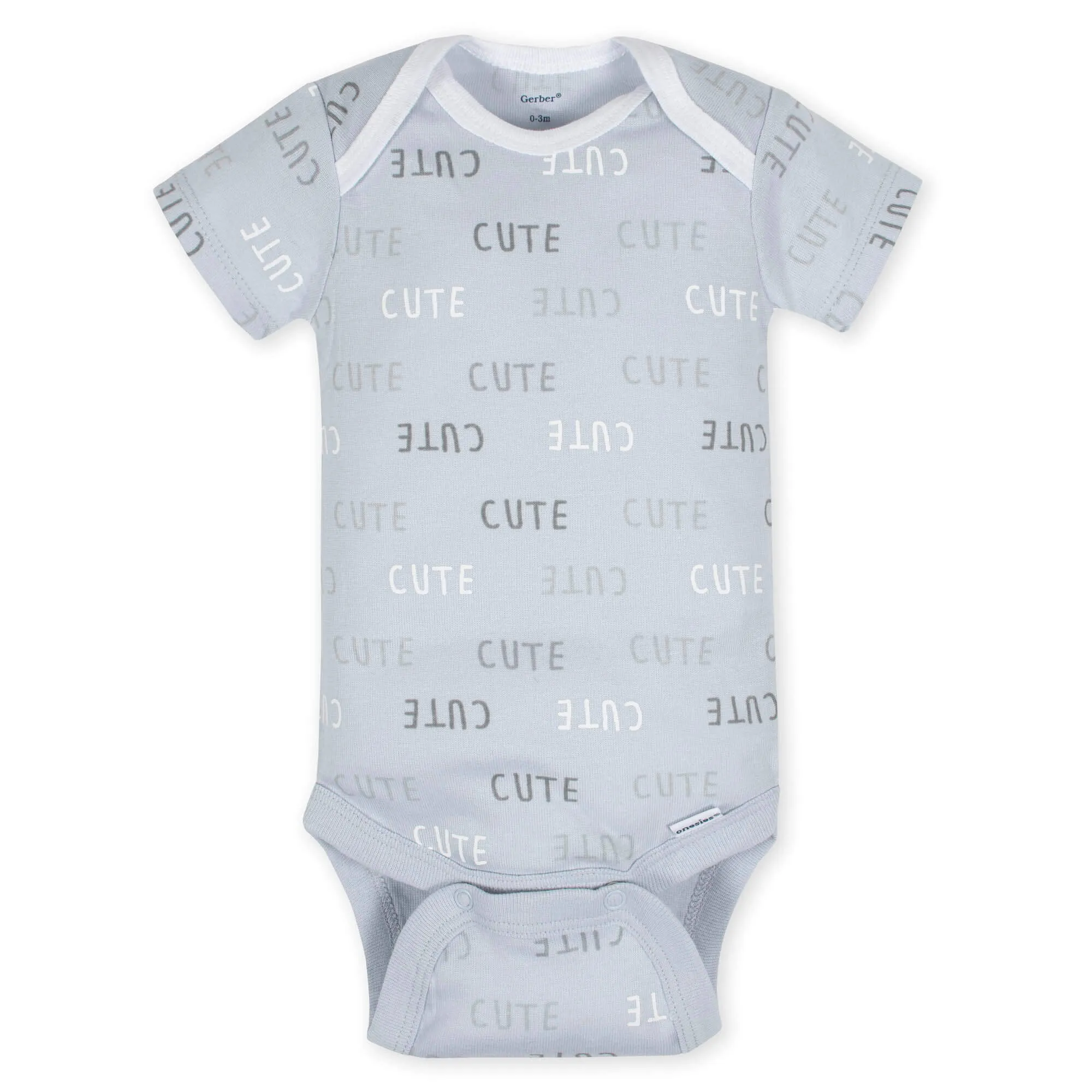 5-Pack Baby Neutral Lamb Short Sleeve Onesies Bodysuits
