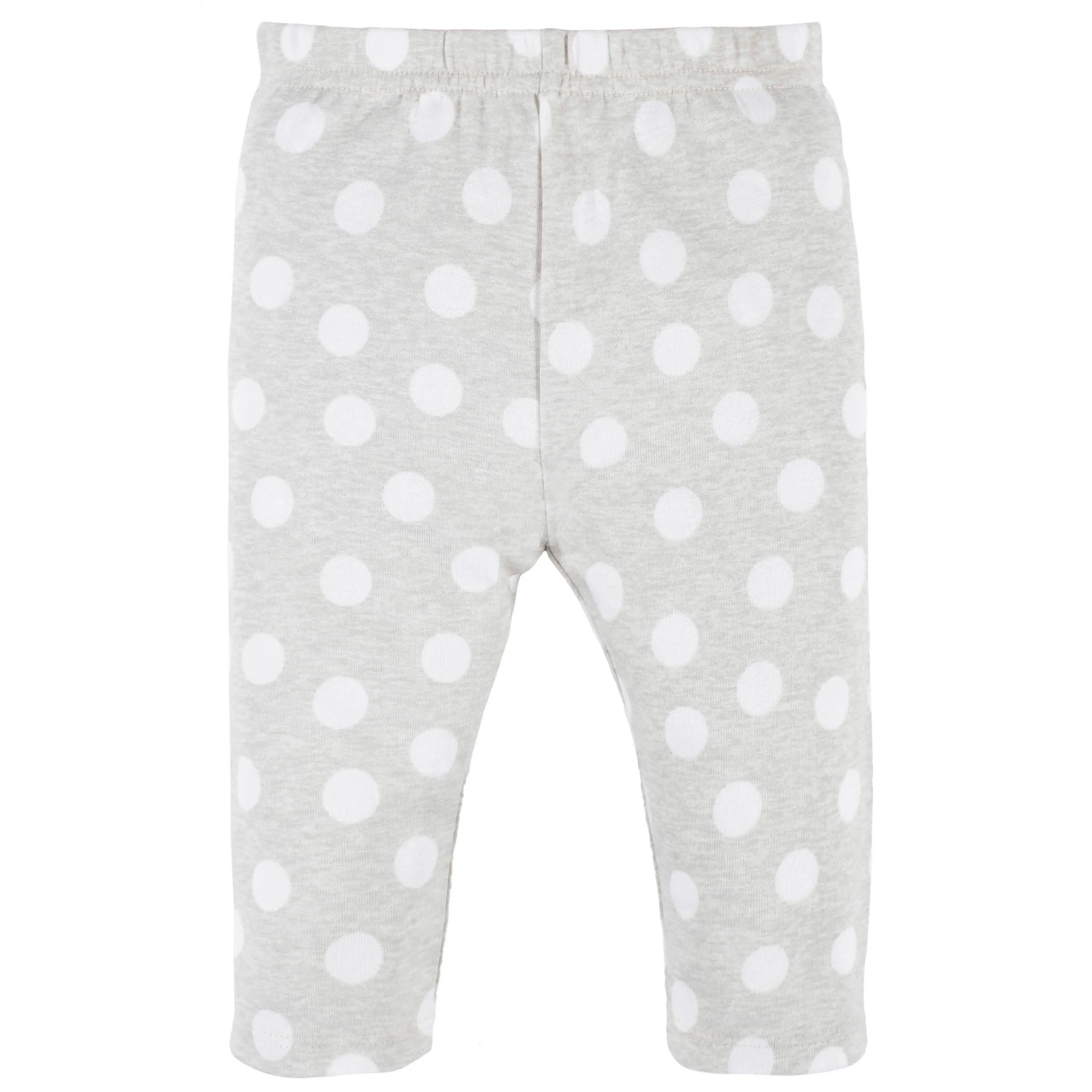 4-Piece Baby Girls Dots Of Rainbows Onesies Bodysuit, Tee, Skort & Pant Set