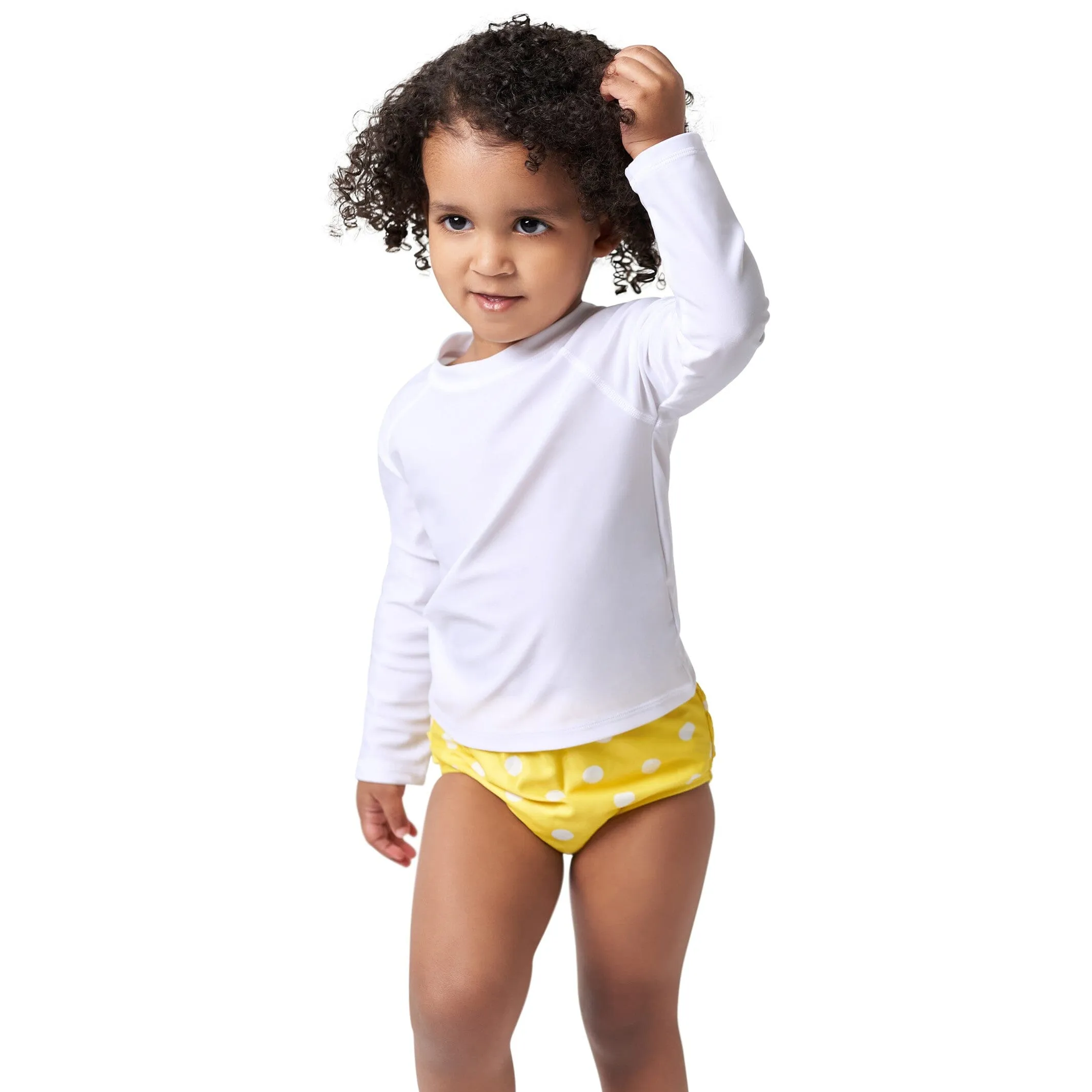 Baby & Toddler Neutral White Rashguard