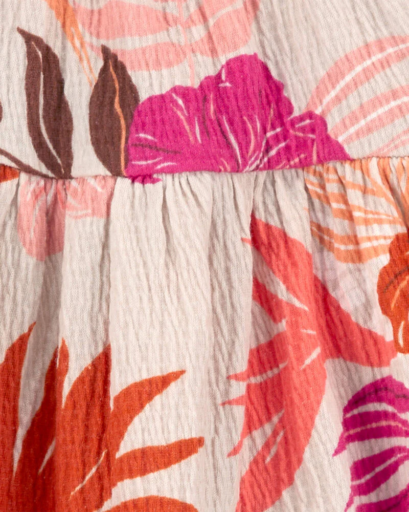 Carter's Baby Floral Crinkle Jersey Dress