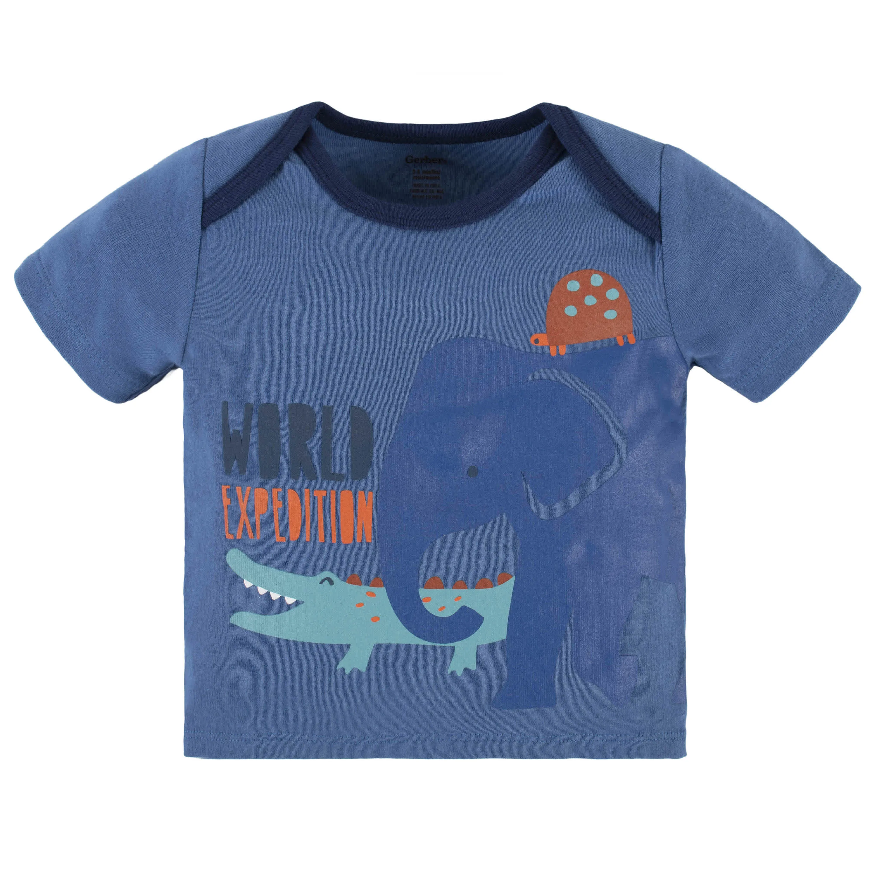 4-Piece Baby Boys Wild & Free Onesies Bodysuit, Tee, Shorts & Pant Set