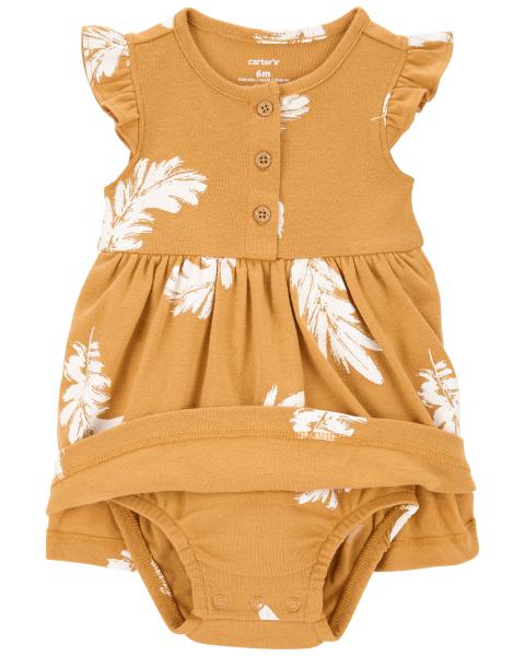 Carter's Baby 2-Piece Feather Bodysuit Dress & Cardigan Set