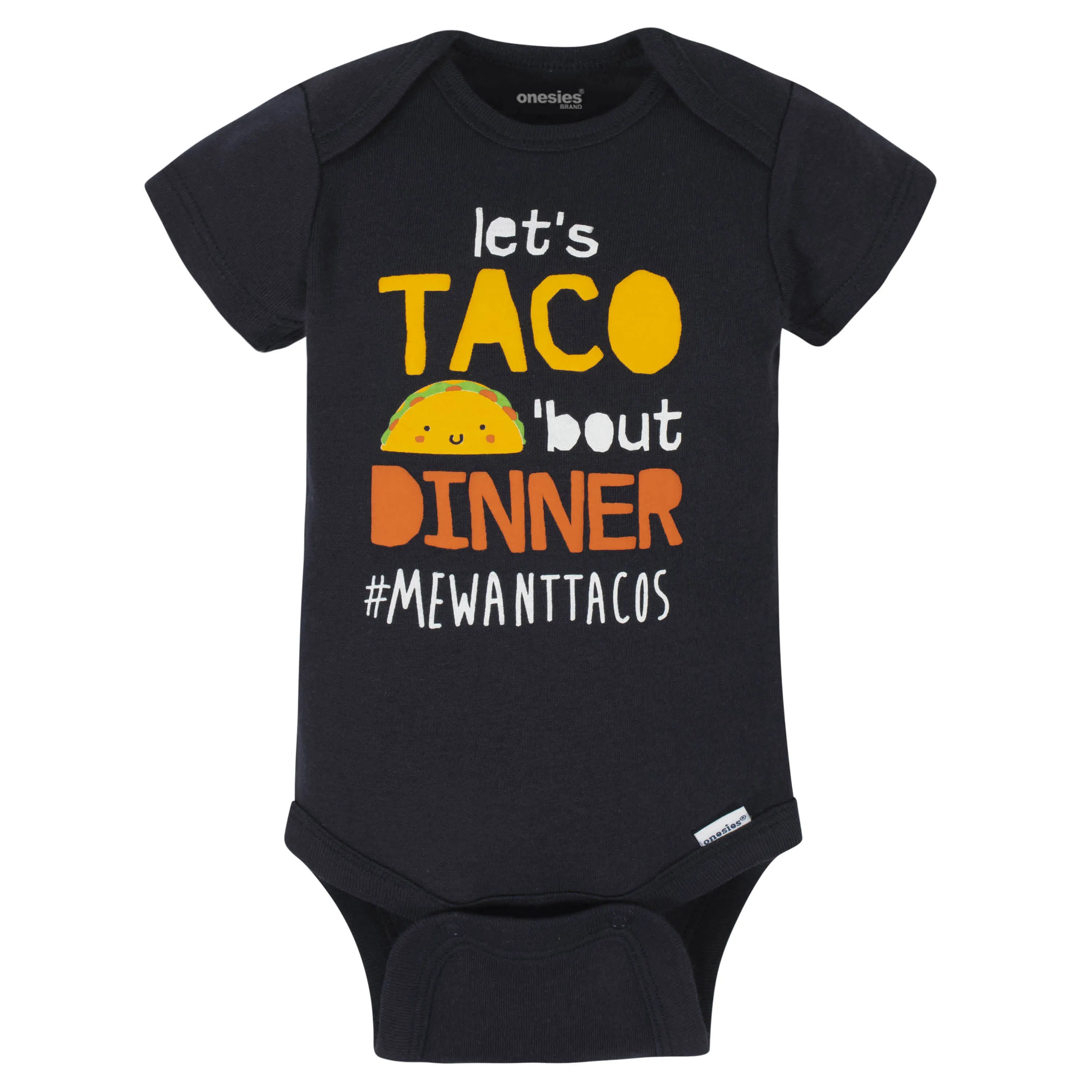 8-Pack Baby Neutral Taco Onesies Brand Bodysuits