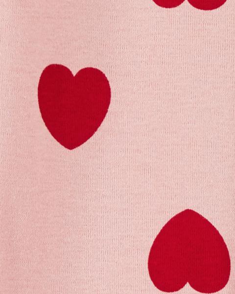 Valentine's Day Hearts Snap-Up Sleep and Play