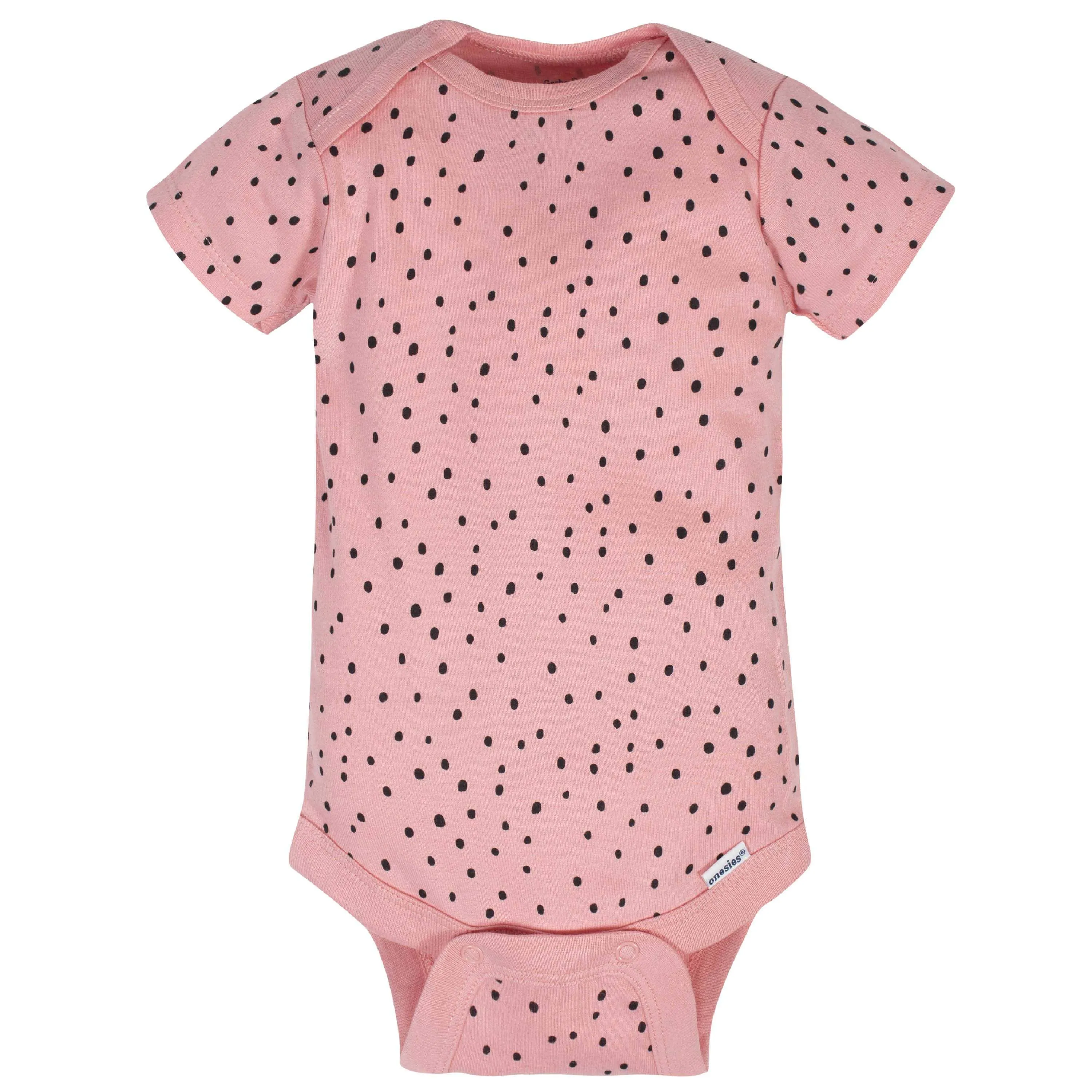 8-Pack Baby Girls Bear Short Sleeve Onesies Bodysuits