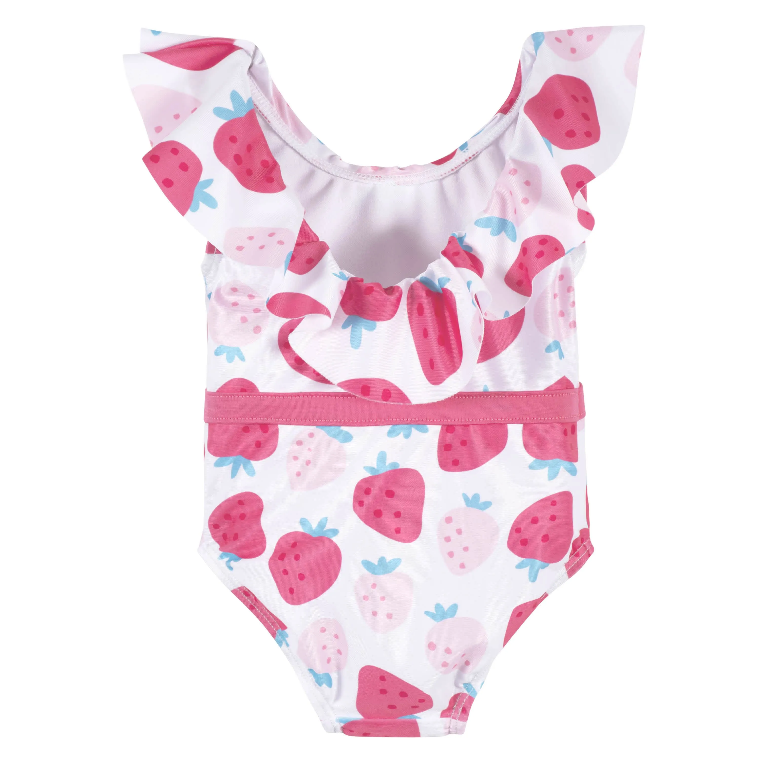 Baby & Toddler Girls Summer Blossom One-Piece Swimsuit With Ruffle