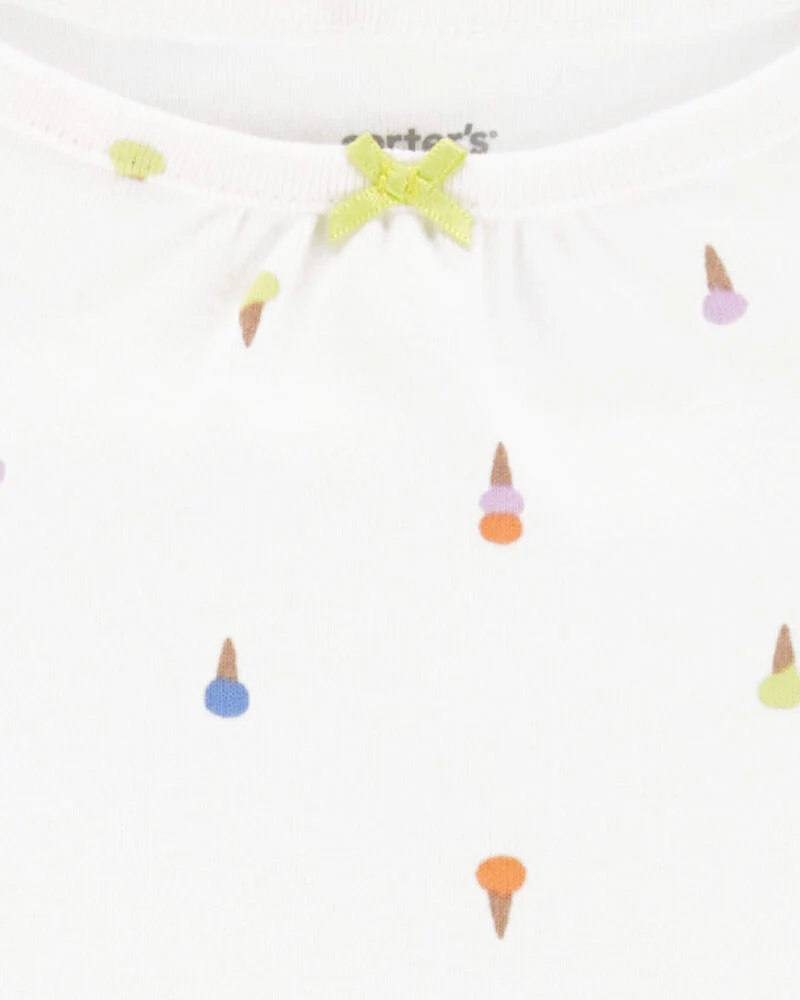 Carter's Baby 2-Piece Ice Cream Tank Bodysuit & Short Set