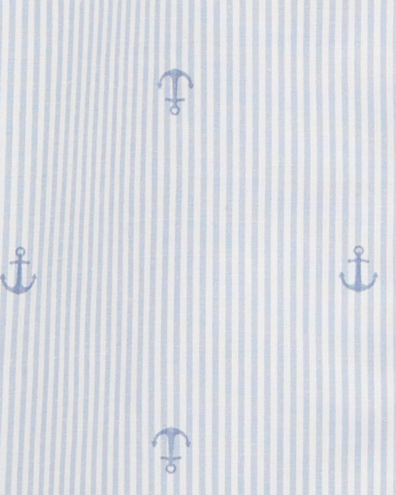 Oshkosh Anchor Print Button-Front Shirt
