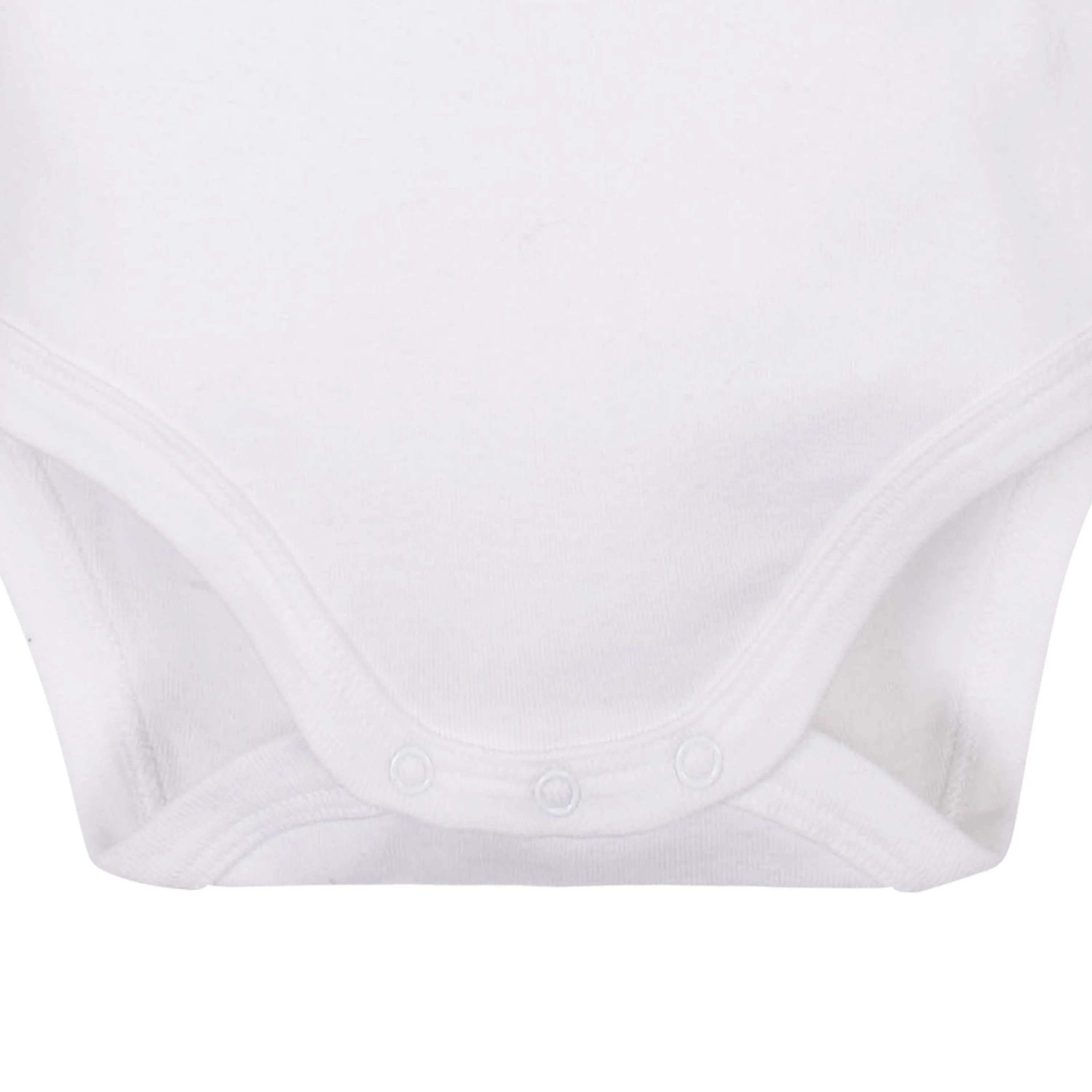 2-Pack Baby and Toddler Neutral White Long Sleeve Turtleneck Onesies Bodysuits