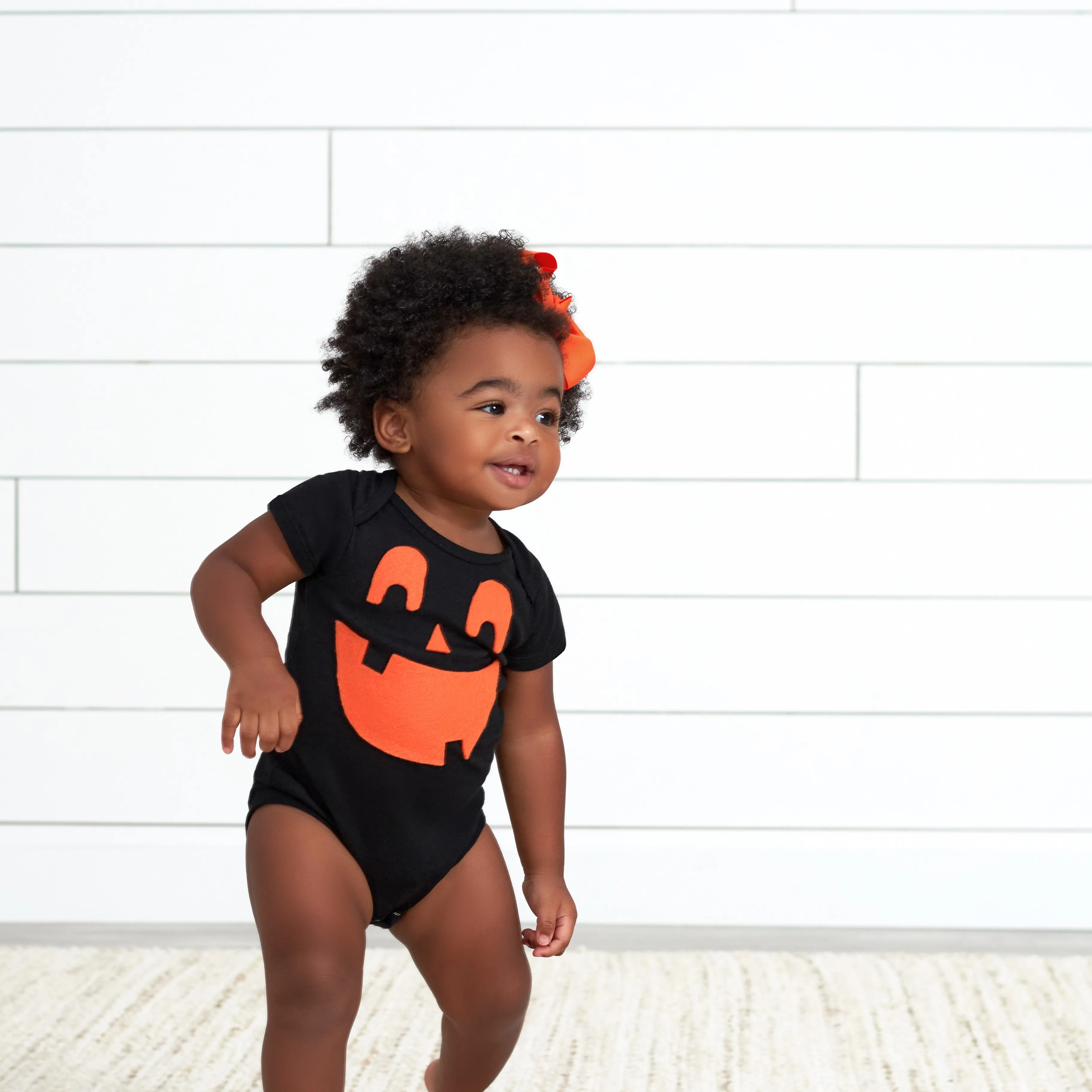 5-Pack Baby Black Ribbed Onesies Bodysuits