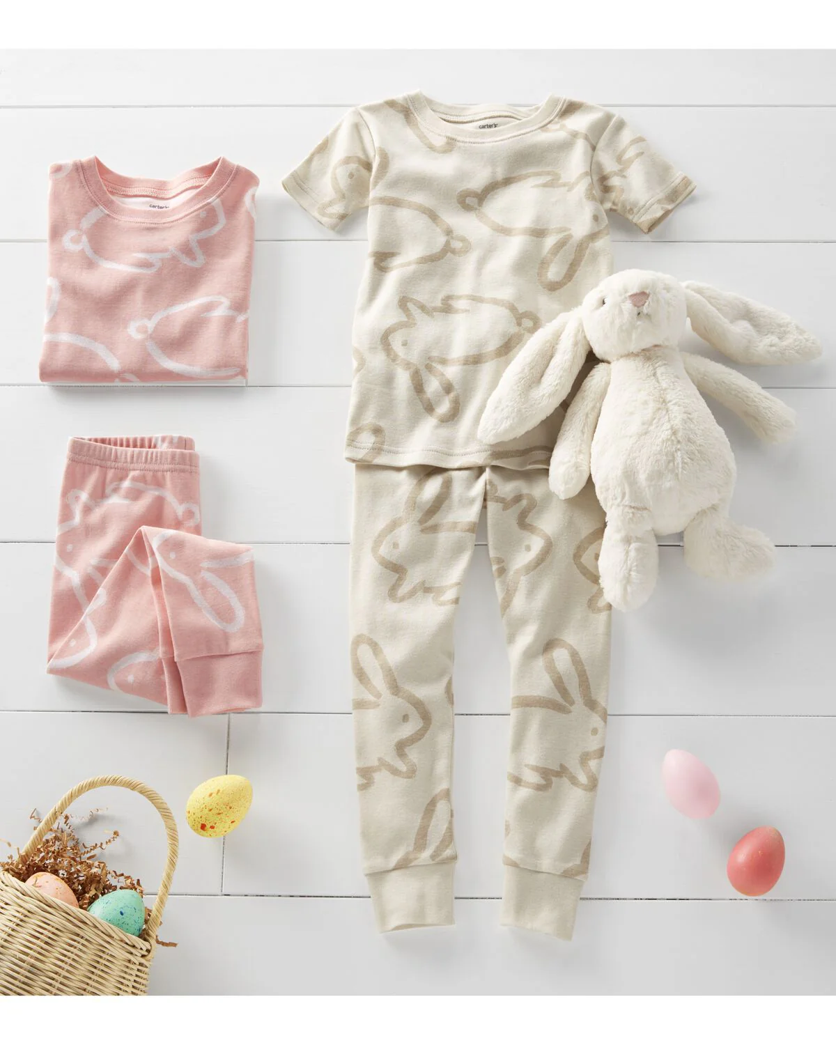 Toddler 2-Piece Bunny 100% Snug Fit Cotton Pajamas