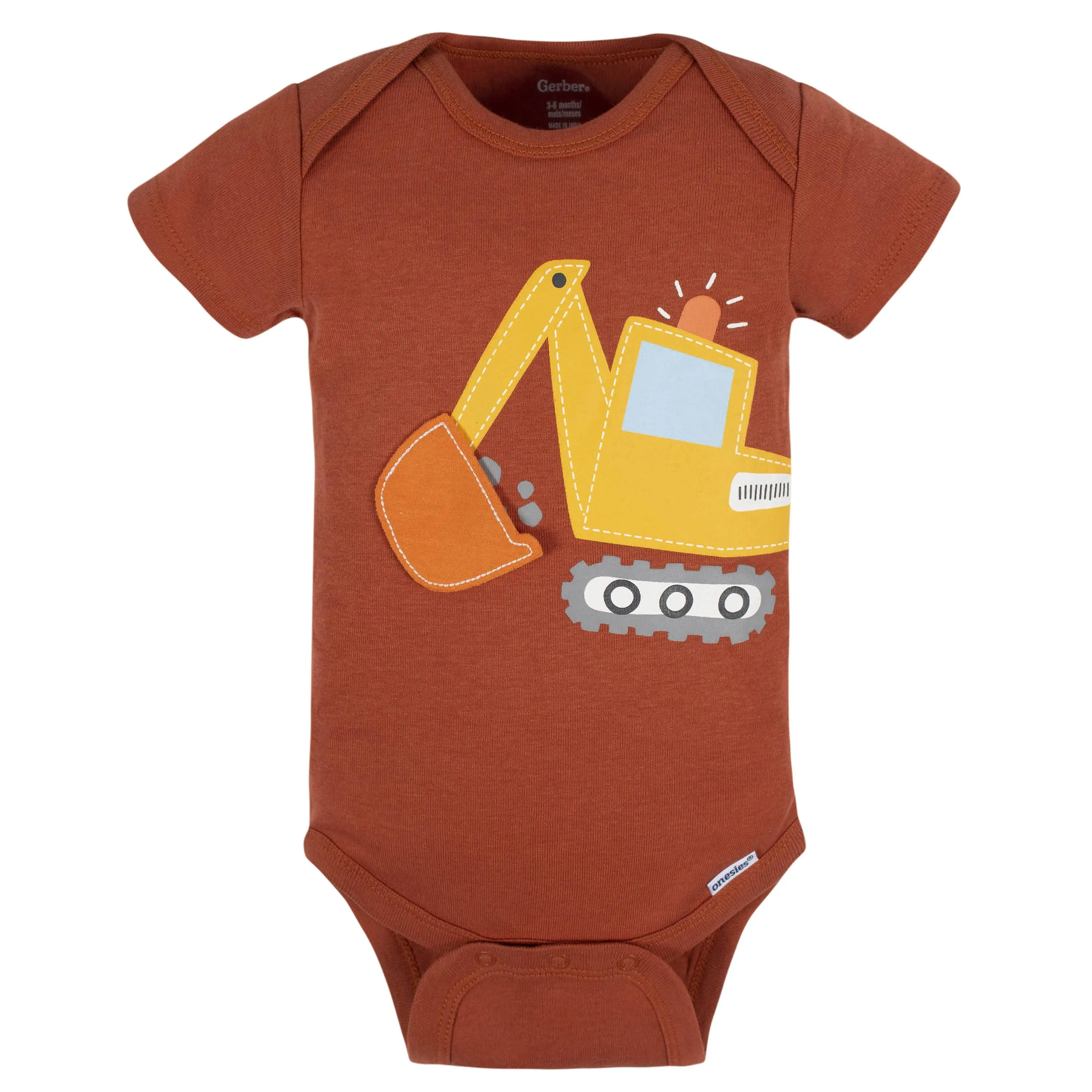 5-Pack Baby Boys Transportation Zone Onesies Bodysuits