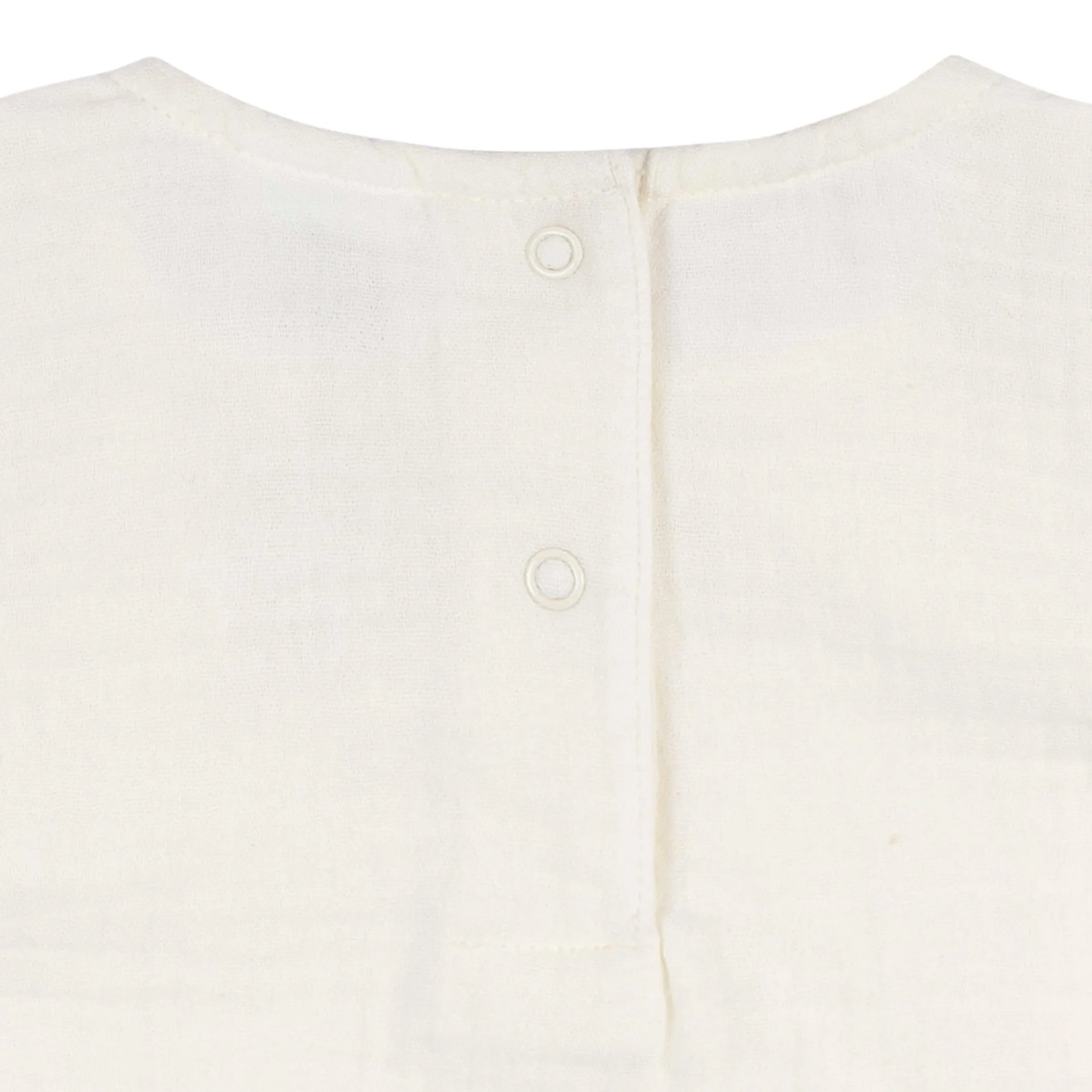 Baby Girls Ivory Gauze Sunsuit Romper