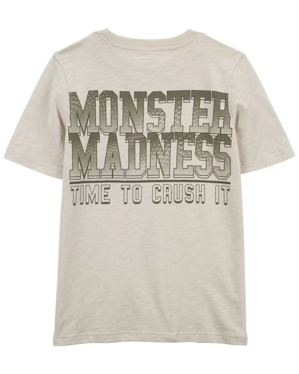 Carter's Kid Monster Truck Slub Jersey Pocket Tee